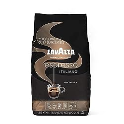 Lavazza Caffe Espresso 100% Premium Arabica Coffee, Whole Bean, 2.2 Lbs