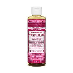 Dr. Bronner?ÇÖs Pure-Castile Liquid Soap Rose 8/3-8 oz