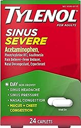 Tylenol Sinus Severe Congestion and Pain Caplets 8/6-24 Count