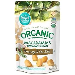 Royal Hawaiian Orchard Organic Rosemary & Sea Salt Macadamia Nuts 6/4oz