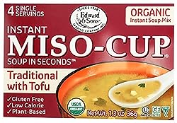 Edward & Sons Miso Cup Mix Trdnl Org 4Pk 12/1.3 oz