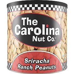 The Carolina Nut Co. Hand-Roasted Peanuts Sriracha Ranch 12 oz Can