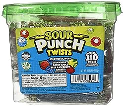 Sour Punch Twists Assorted Flavors 2.59 LB