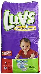 Luvs Diapers Size 1 2/48 Count graphics changed 9/15/22