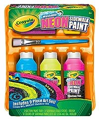 (Removals) Washable Neon Sidewalk Paint Art Set